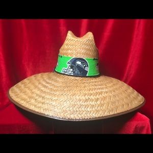 Seattle Seahawks straw hat